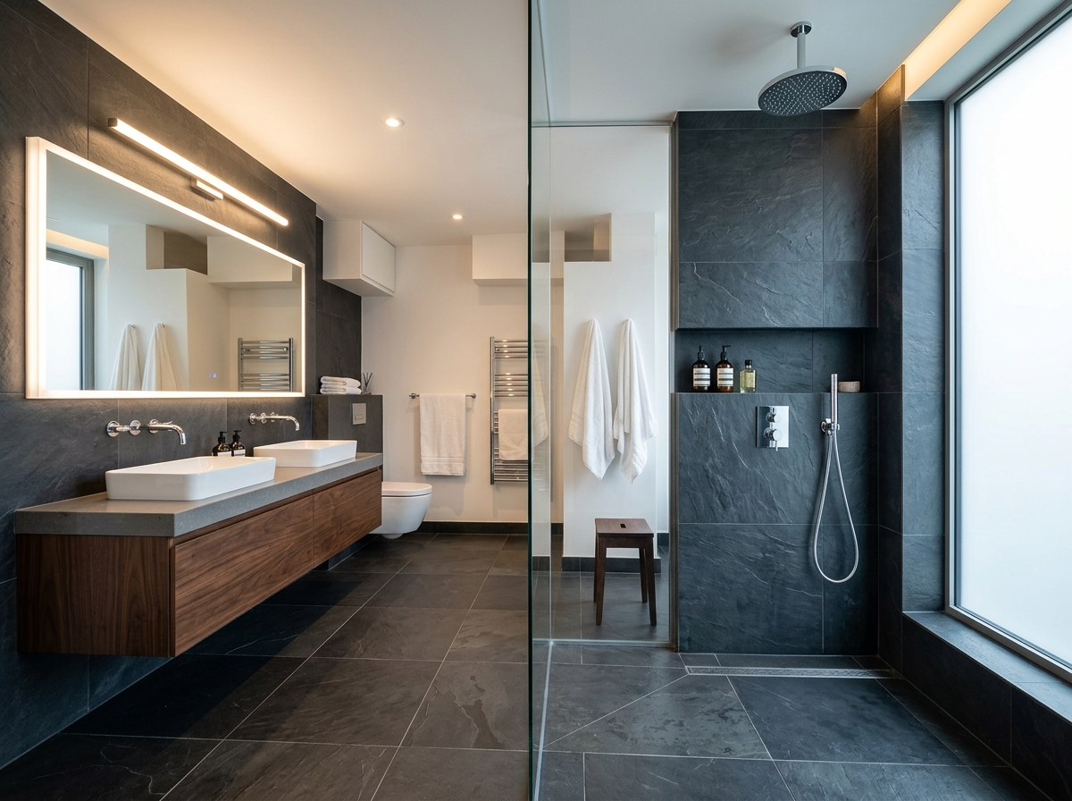 Modern Walk-in Shower & Wet Room